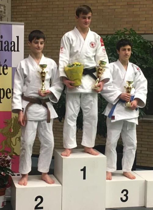Jachja Mirzaev U18/-55 kg wint het brons v/d JEUGDBEKER over het wedstrijdjaar 2019