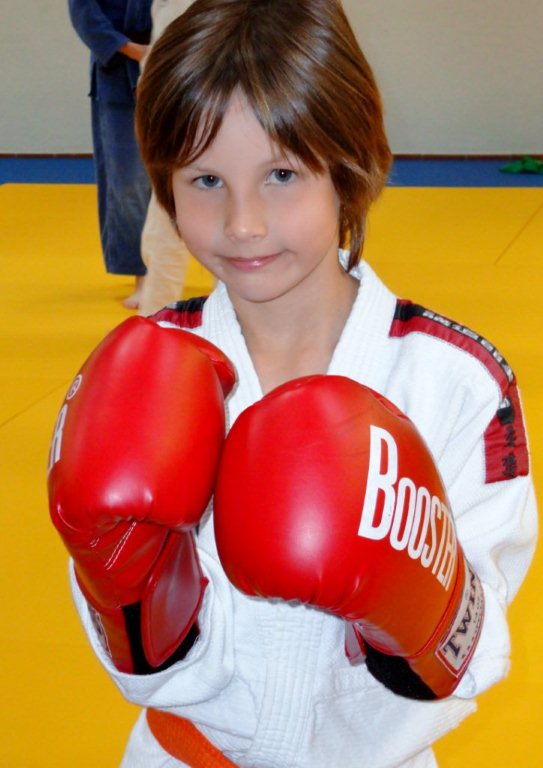 Prachtige foto tijdens het zomer/judokamp Fortje Merksem - mini-bokstraining 2012‏